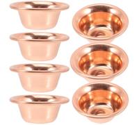 EXCEART Bol D'offrande Bouddhiste en Cuivre Style Rétro Sophistiqué 7 Pièces Bol Décoratif Multifonction pour Contemplation et Événements Spirituels