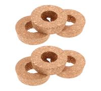 EXCEART Bouchons en Liège avec Trou Central, Design Polyvalent Lot de 6 et Gestion Facile de l'eau pour Vase Hydroponique pour Plantes Hydroponiques sur Étagères