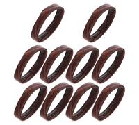 EXCEART Boucle de Bracelet de Montre Marron en Cuir 20mm 10 Pièces | Pièce de Remplacement pour Retenue Cassée, Installation Facile, Maintien Sûr du Bracelet, Confort au Poignet