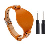 EXCEART Bracelet de Montre en Cuir pour Femme Bracelet de Remplacement Style Élégant Taille Standard Accessoire Pratique Couleur Noir