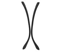 EXCEART Branches de Lunettes de Soleil en Tr90 Noir, Confort Ergonomique Antidérapant, Accessoires de Réparation pour Monture de Lunettes