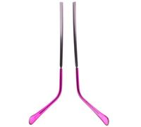 EXCEART Branches de Remplacement pour Lunettes en Métal Pourpre, Kit de Réparation Confortable Structure Simple et Longueur Adaptée, pour Remplacer les Branches Endommagées