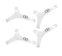 EXCEART Brides de Cheville Transparentes 2 Paires en TPU Sangles Anti-Chute pour Talons Hauts Accessoire Adapté aux Soirées et au Bureau