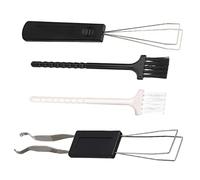 EXCEART Brosse De Nettoyage pour Clavier Outil Extracteur De Touches Mécanique, Kit Antistatique Compact, Accessoire Électronique Polyvalent, Dépoussiérage Pc Et Ordinateur Portable, Noir Et Blanc