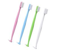 EXCEART Brosses à Dents Interdentaires pour Nettoyage Précis des Espaces Interdentaires à Double Tête Lot de 4 Ergonomiques en Pp pour Usage Domestique et Voyage