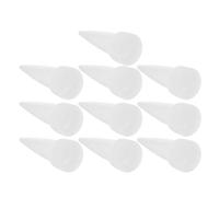 EXCEART Buse de Distribution Assurant un Dosage Précis 10 Pièces en Plastique Blanc Colle Écoulement sans Obstruction pour Pistolet à Calfeutrer Scellement de Saucisses