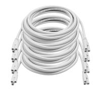 EXCEART Câble D'alimentation sans Soudure 3 Broches 4 Pièces Silicone et Cuivre, Facile à Utiliser Rallonge pour Lampe Fluorescente pour Tube LED T5 T8 Intégré