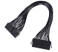 EXCEART Câble Extension Alimentation ATX 24 Broches Cuivre Compatible Connecteur Carte Mère pour Alimentation Interne - 30cm