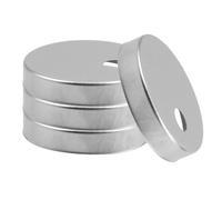 EXCEART Cache-Boulons Décoratifs en Acier Inoxydable pour Wc 2 Paires Diamètre 45 MM Installation Rapide pour Toilettes Domestiques et Lieux Publics