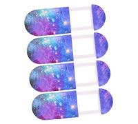 EXCEART Cache Webcam Pratique et Professionnel 4 Pcs pour Ordinateur et Smartphone, Protection Confidentialité Coulissante, Couleur Étoile de Nuit, Anti-espionnage pour Usage Quotidien