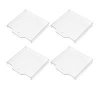 EXCEART Capot de Protection pour Déclencheur Manuel Transparent Lot de 4 Couvercles Fonctionnels Adaptés aux Installations d'Alarme Incendie en Milieu Domestique