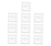 EXCEART Capuchons de Touches Protection Transparente en Plastique Blanc Lot de 10 Légers et Confortables pour Clavier Mécanique pour Gamers
