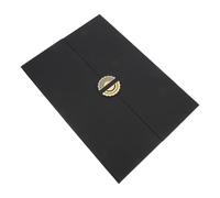 EXCEART Carte D’adieu Créative de Graduation pour Collègues et Amis, Noir | Papier, Pages Vierges pour Écrire des Souvenirs, Enveloppe Incluse, Style Élégant Minimaliste