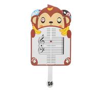 EXCEART Cartes d'exercices de rythme Papier en forme de singe Aide développement cognitif pour enfants débutants en enseignement musical en classe