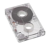 EXCEART Cassette Vierge Audio 60 Petite Bande Audio DIY Créative Blanc Transparent pour Enregistrement De Messages Personnels Fête Et Décoration Murale