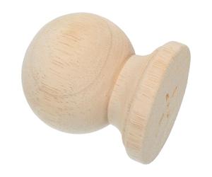 EXCEART Chapiteau de Poteau en Bois Dur Vintage, Décoratif sans Perçage | Finition Kaki, Textures Sculptées Ornées, Pose sans Outil, pour Chambre, Tête de Lit et Étagères