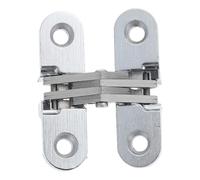 EXCEART Charnière Invisible Alliage de Zinc Réglable pour Porte Cachée Paumelle de Meuble Robuste et Discrète pour Armoires et Portes Pliantes