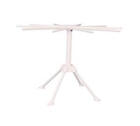 EXCEART Cintre à Nouilles Pliable Blanc Montage sans Outil en Abs et Pc, Support pour Sécher Spaghetti et Nouilles Grillées les Petites Cuisines