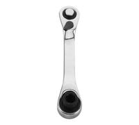EXCEART liquet Mini Clé à Outils 1/4, Acier Chrome Vanadium Argenté, Réversible Rapide, Précision, pour Réparation Auto en Usine et Travaux de Chantier