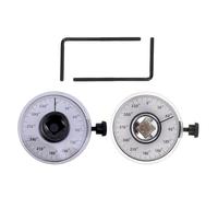 EXCEART Clé Dynamométrique Angulaire Numérique 2 Pièces, Manomètre D'angle de Couple Précis, Outil Mécanique Réglable Cadran, Compatible Outillage Automobile, Jauge D'angle pour