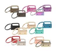 EXCEART Clips de Queue en Métal Résistant la Déformation Lot de 14 25mm pour Porte-clés et Sangles pour de Paquet et Accessoires