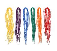 EXCEART Colorful Beaded Rope En Polyester 80 Cm - Lacets ColoréS Pour Bricolage IdéAl Pour DéCoration Et CréAtions Artisanales RéSistants Et Durables