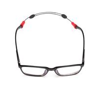 EXCEART Cordon de Lunettes de Sport en Silicone Rouge Design Réglable et Finition Soignée, pour Randonnée et Basketball