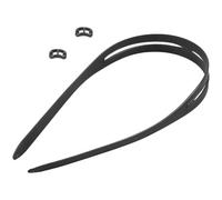 EXCEART Cordon pour Prévenir Noir pour Lunettes Silicone de Natation et en Chaîne Fixe Antidérapante, Accessoire Simple Élégant la Perte des