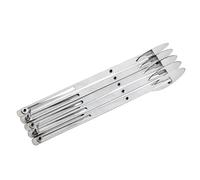 EXCEART Coupe-pizza Inox à 5 Roulettes Réglables, Trancheuse Ronde pour Pâte et Gâteau, Rouleau à Pizza Multifonction, Découpe Pâte Précise pour Pâtisserie Cuisine Professionnelle