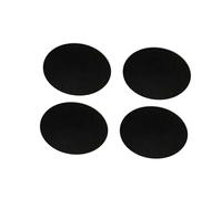EXCEART Coussinet De Pied en Caoutchouc pour Ordinateur Portable Pro Modèle A1278 A1286 A1297, Lot De 4, Dimensions 1,8 x 1,8 x 0,05 Cm, Compatible 13/15/17 Pouces, Accessoires De Remplacement Noirs