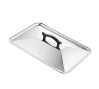 EXCEART Couvercle Acier Inoxydable pour Cuisson sans Éclaboussures de Gras Couvercle de Casserole Élégant Rétention de Chaleur et Facilité Utilisation