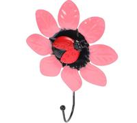 EXCEART Crochets Muraux en Fer Forme de Fleur Rose pour Manteaux et Chapeaux, Faciles à Installer, pour Organiser les Placards et Bureaux