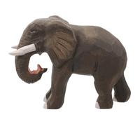 EXCEART Décoration de Table éléphant - Statue de prospérité - Figurine Porte- - Sculpture de Richesse - Décoration de Table avec éléphant - en Bois - Figurine d'éléphant Feng Shui - Bureau en