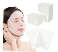 EXCEART Disques de Coton pour Démaquiller Visage Blanc 2 Packs 200 Pièces Chacun Grosse Capacité sans Peluches pour Masques Faciaux