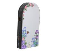 EXCEART Écran Feng Shui Mini Paravent Pliable en Acrylique, Écran d'art de Bureau à Effet Miroir, Décoration Chinoise, pour Maison et Espaces Professionnels