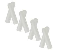 EXCEART Embouts de Lacets en Plastique Noctiluques 8 Pièces, Accessoires de Réparation pour Chaussures, Design Lumineux, Finition Soignée, Adaptés aux Lacets de 5mm