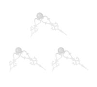 EXCEART Ensemble De 3 Kit D'aiguilles Blanches pour Horloge à Coucou, Accessoires en Plastique Précis et Compatibles pour Réparation Vintage et Usage Bureau