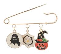 EXCEART ÉPinglette Halloween ThèMe Unique - Broche ÉLéGante En Alliage 7X5Cm Accessoire De Mode Pour DéCoration De FêTe