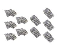 EXCEART Escalier Miniature 10Pcs Miniature Pierre Décoration Mini Pavé Escaliers Figurines Miniature Maison De Décoration Kits pour Fariy Jardin Prop Décor