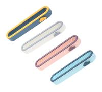 EXCEART Étagères Murales à Couleur Aléatoire Lot de 4 pour Chaussures en Abs Bleu, Support Auto-adhésif sans Perçage, Organiseur de Rangement Pratique pour Chaussures