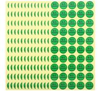 EXCEART Étiquettes Autocollantes Qc Passé 1000 Pièces Adhésives De Contrôle Qualité Pour Entrepôt Bricolage Et Inspection Rapide