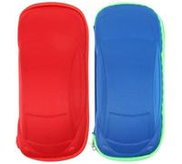 EXCEART Étuis à Lunettes avec Fermeture Éclair pour Garçon et Filles Lot de 2 en Eva Forme Voiture Robuste et Facile à Ouvrir, Design Coloré et Adorable et Couleur Couleur Aléatoire