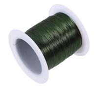 EXCEART fil de cuivre 0,2mm fil métallique vert flexible pour création de bijoux et projets créatifs 1 rouleau, non-fading, designs continus, artisanat, 393,31 pieds