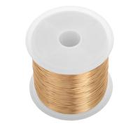 EXCEART Fil de Cuivre Or pour Bijoux Diy, Fil Flexible pour Fabrication de Bijoux et Accessoires Cheveux, 1 Rouleau pour Créations Artisanales et Occasions Diverses