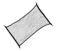 EXCEART Filet de Chargement de Coffre Auto Noir, Maille Extensible | Installation Rapide sans Outil, Organisation du Coffre, Limite le Roulage des Courses Matériel