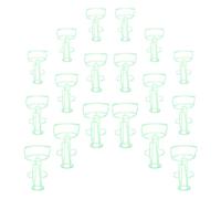 EXCEART Filets pour Bouteilles en 30pcs Plastique Vert Perfusion D'infusion 100ml 250ml 500ml, Facile Utiliser, Support à Soins à Domicile