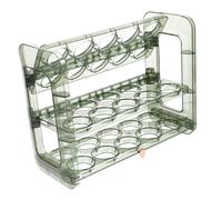 EXCEART Fridge Door Egg Rack Egg Storage Organizer For Refrigerator Convenient Plastic Egg Holder For Kitchen Use For Easy Access And Space Saving