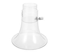 EXCEART Hotte de Soudage Transparente à Extraction de Fumée, Taille | Canal D’air Intégré, Entrée à Bouche Évasée, Structure D’angle Ajustée, pour Laboratoires et Bancs Électroniques