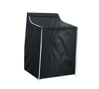 EXCEART Housse De Machine à Laver Rondelle Couvercle De Machine à Chargement Par Le Haut Couvercle De Machine à Laver Couverture Séchage Sechoir Noir Tissu Oxford