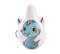 EXCEART Jouets Pour Enfants 1 Pcs Ocarina en Céramique Ocarina Petit Ocarina Portable Ocarina Pendentif Ocarina pour Débutant Et Grand Cadeau (Motif de Serpent) Instruments Pour Enfants